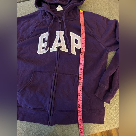 GAP Purple Zip-Up Hoodie Jacket - Picture 4 of 5